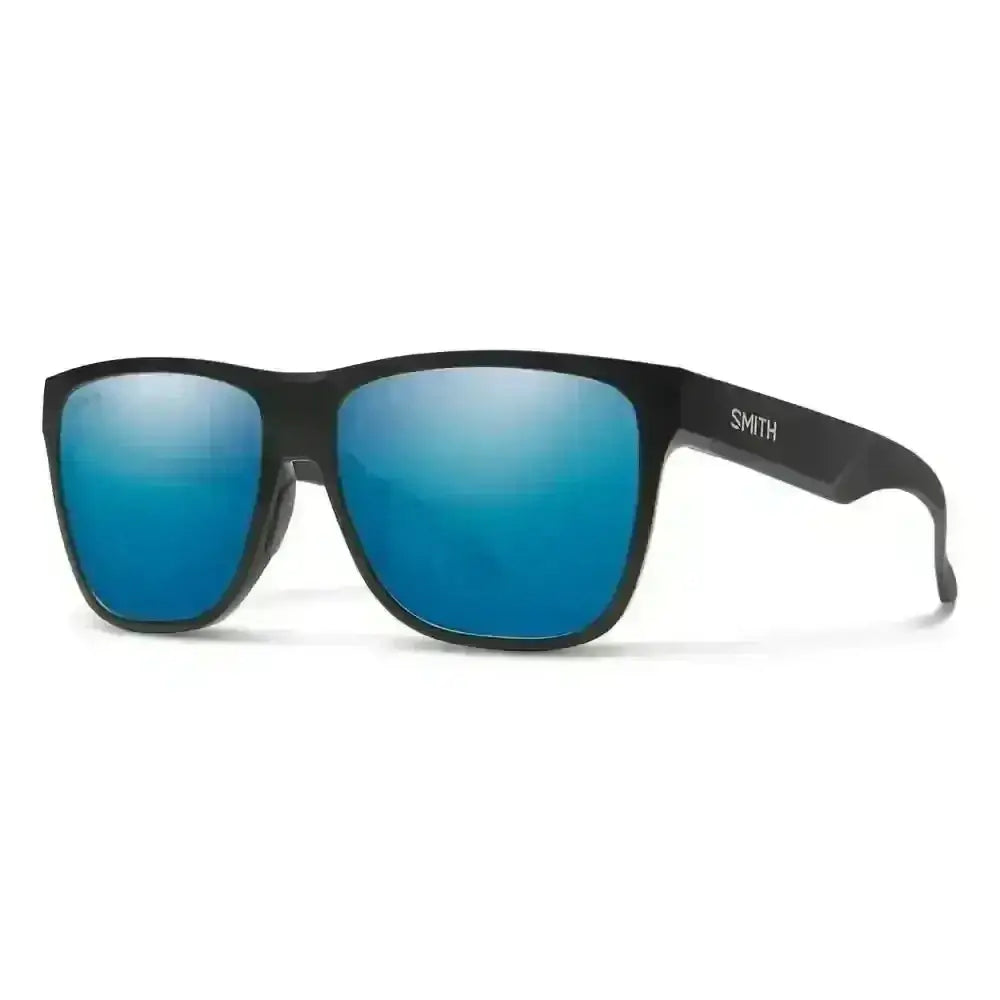 Smith Lowdown XL 2 Polarised Sunglasses Matte Black / CP Polarised Blue Mirror 