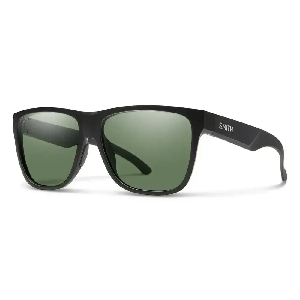 Smith Lowdown XL 2 Polarised Sunglasses Matte Black / CP Polarised Gray Green 