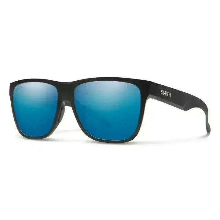 Smith Lowdown XL 2 Polarised Sunglasses Matte Black / CP Polarised Blue Mirror 
