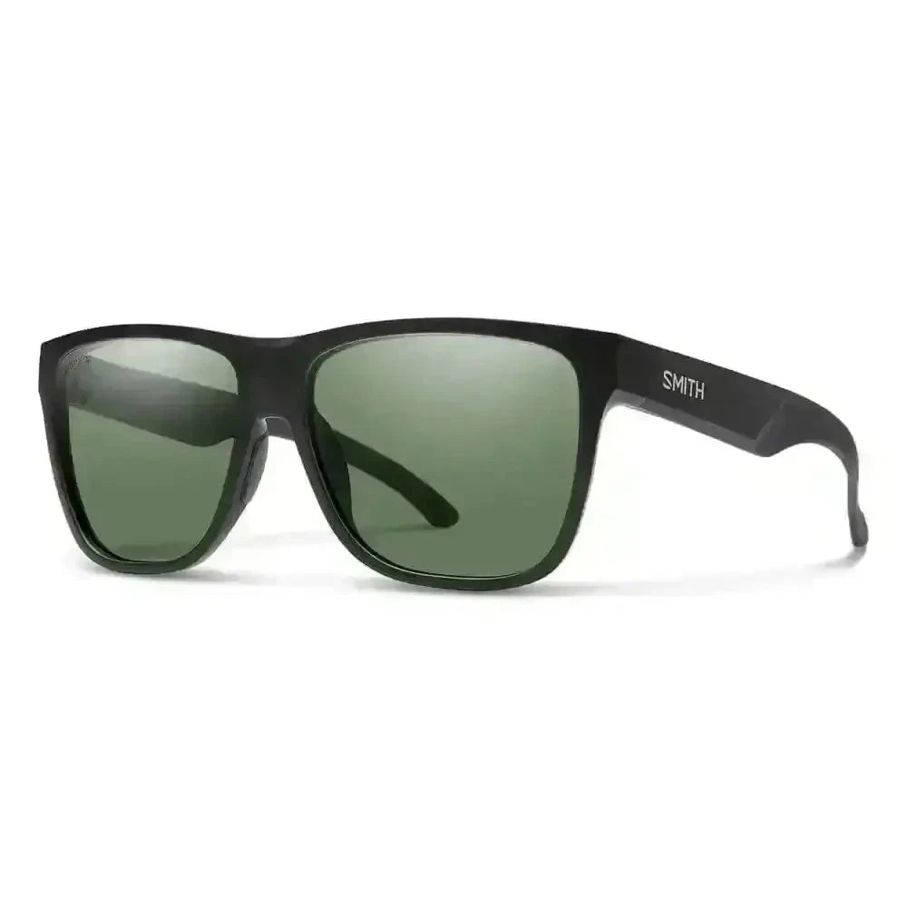 Smith Lowdown XL 2 Polarised Sunglasses Matte Black / CP Polarised Gray Green 