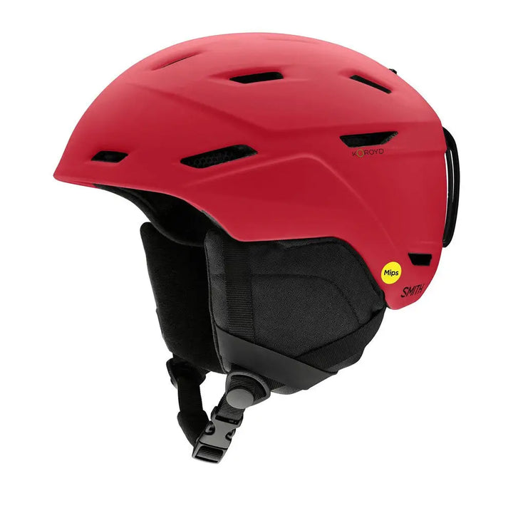 Smith Mission Mips Helmet - Matte Crimson / MD