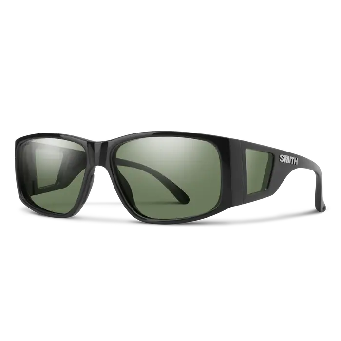 Smith Monroe Peak Sunglasses Black / CP Grey Green 