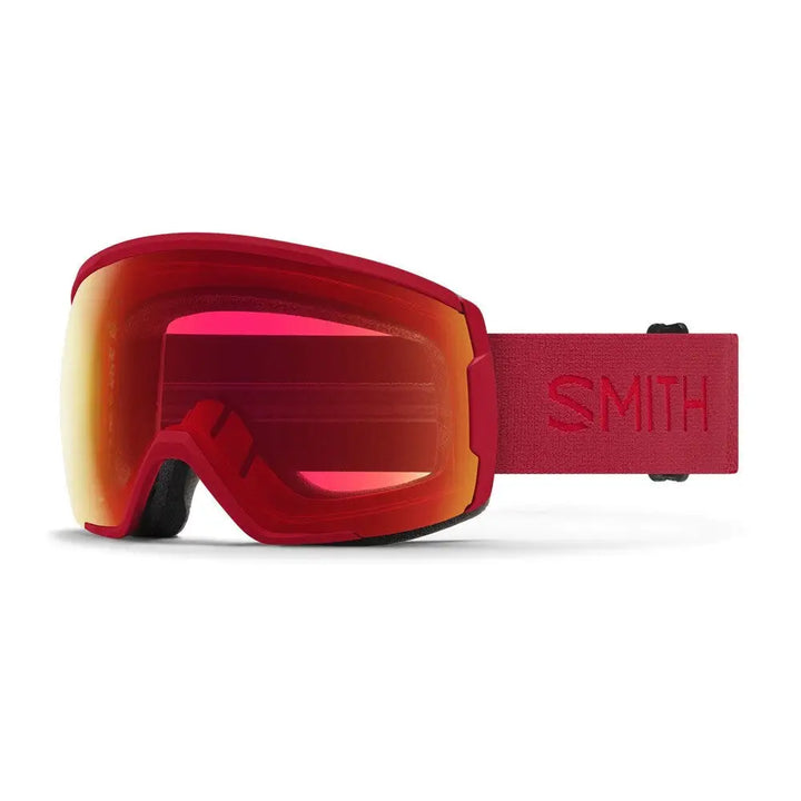 Smith Proxy Snow Goggles 2024 - Crimson / ChromaPop Photochromic Red Mirror 20-40% VLT / Extra Lens Not Included