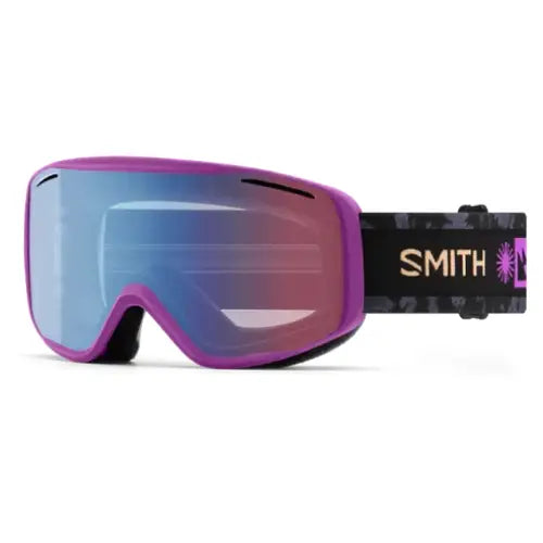 Smith Rally Snow Goggle - Vivid Violet / Blue Sensor Mirror /Extra Lens Not Included