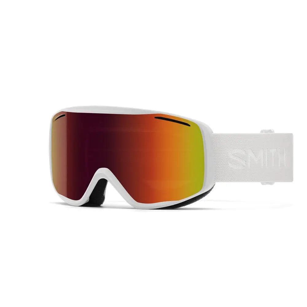 Smith Rally Snow Goggle - White / Red Sol-X Mirror / Extra Lens Not Included