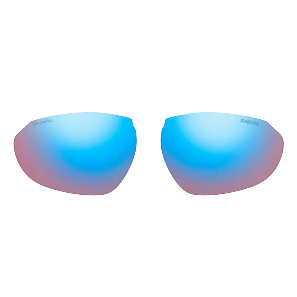 Smith Sliders sunglass Lens - ChromaPop Low Light Rose Blue Mirror