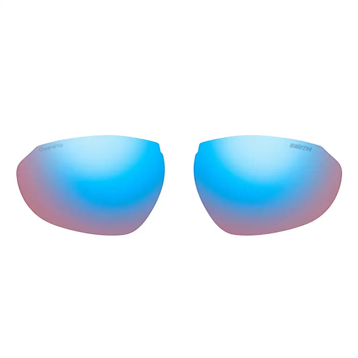 Smith Sliders sunglass Lens - ChromaPop Low Light Rose Blue Mirror