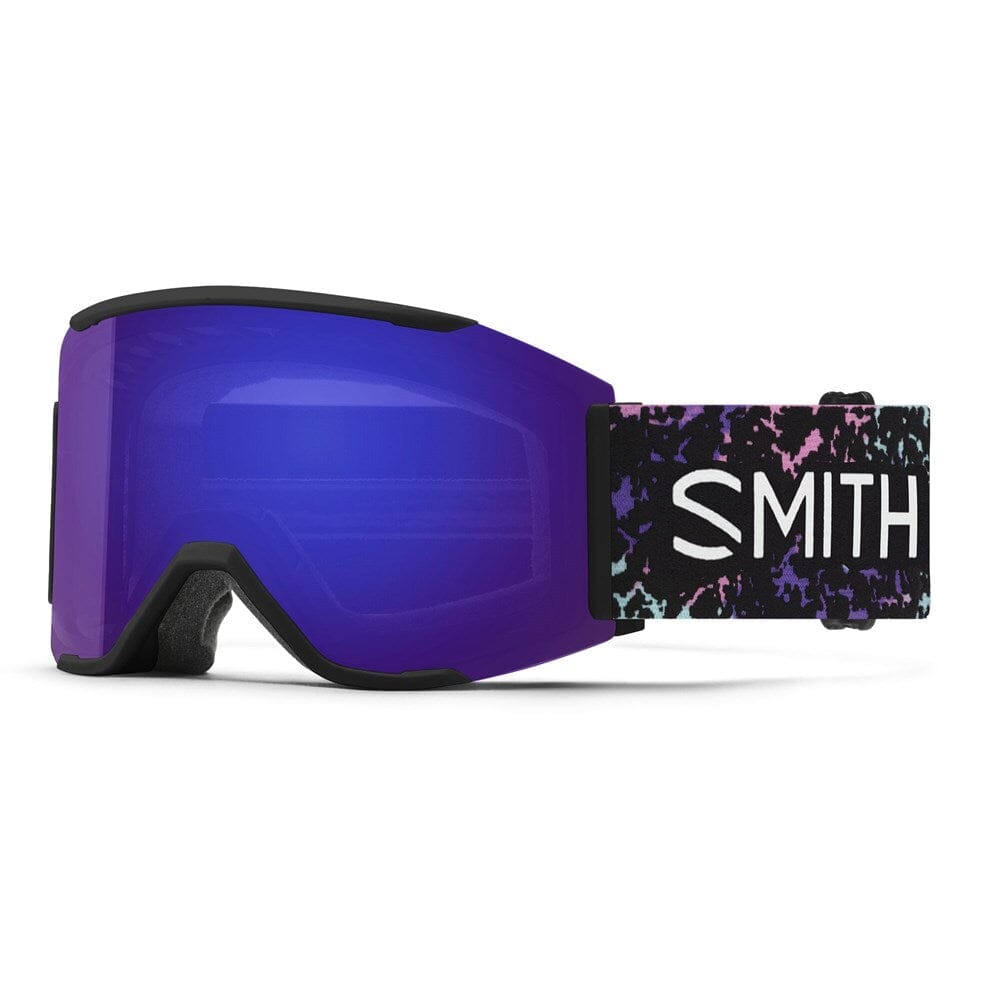 Smith Squad MAG Snow Goggles 2024 Black Study Hall ChromaPop Everyday Violet Mirror 23% VLT / Chromapop Storm Blue Sensor Mirror 55% VLT 