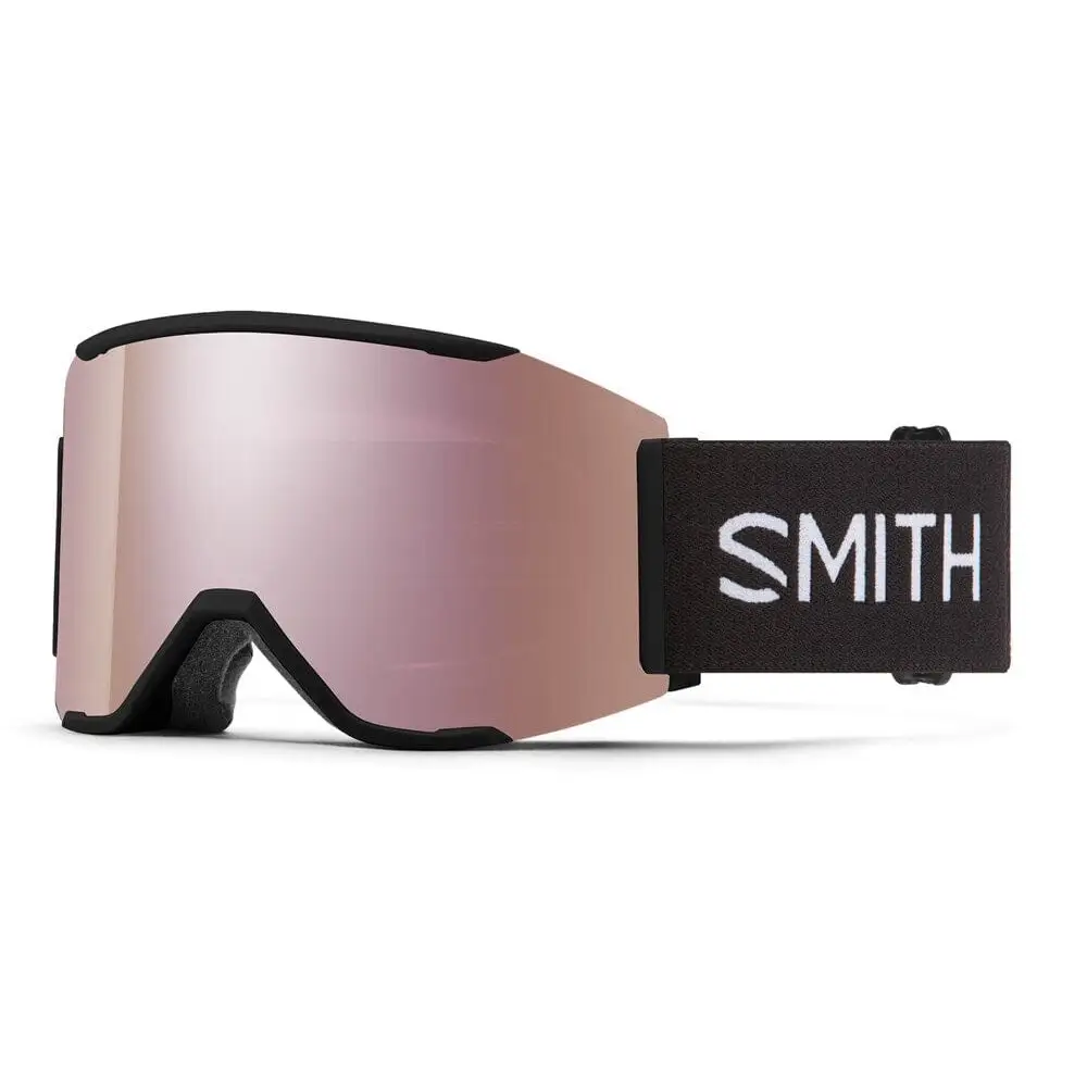 Smith Squad MAG Snow Goggles 2025 Black / Everyday Rose Gold / Storm Rose Flash 