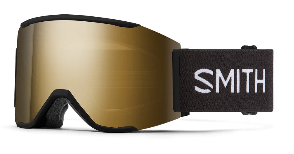 Smith Squad MAG Snow Goggles 2025 Black / Sun Black Gold / Storm Blue 