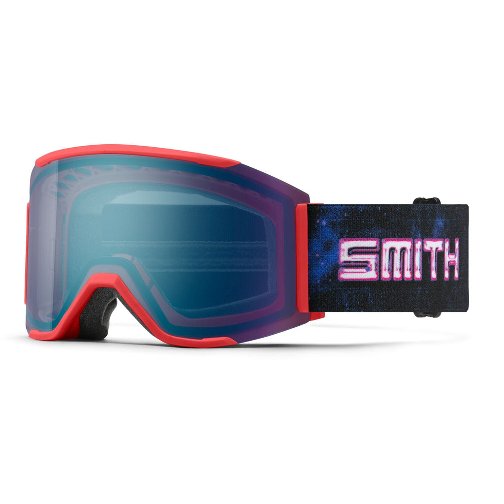 Smith Squad MAG Snow Goggles 2025 Wild Child Chrome Dome / ED Blue / Storm Blue 