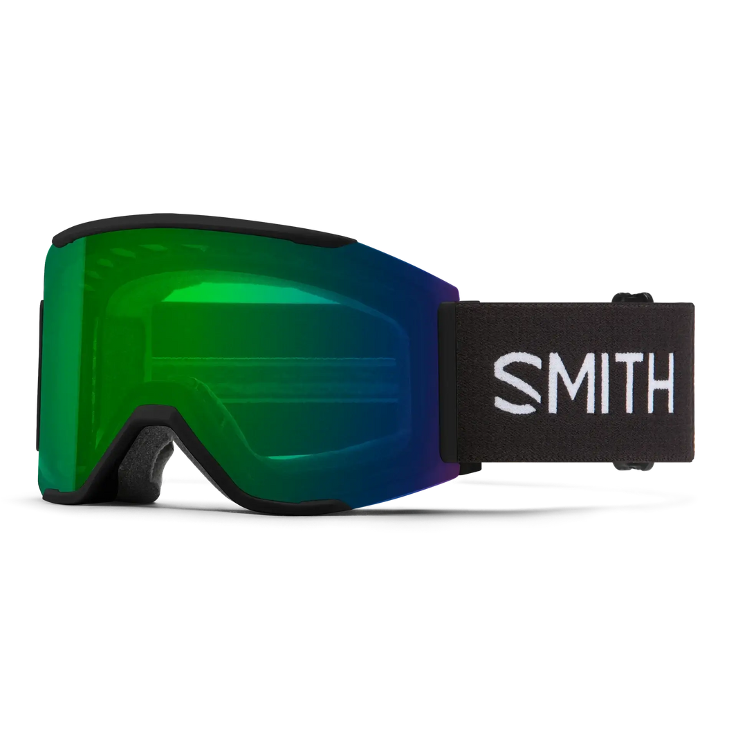 Smith Squad Mag Snow Goggles - Black / Chromapop Everyday Green Mirror
