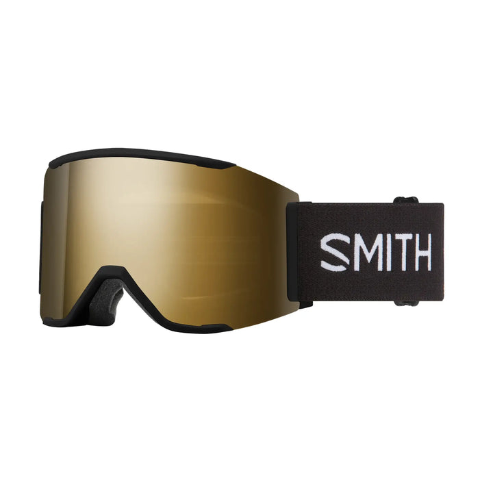 Smith Squad Mag Snow Goggles - Black / Chromapop Sun Black Gold Mirror