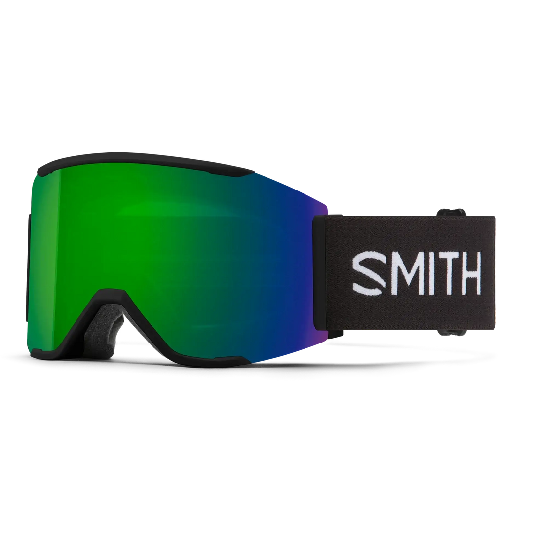 Smith Squad Mag Snow Goggles - Black / Chromapop Sun Green Mirror