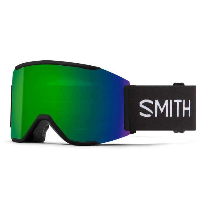 Smith Squad Mag Snow Goggles - Black / Chromapop Sun Green Mirror
