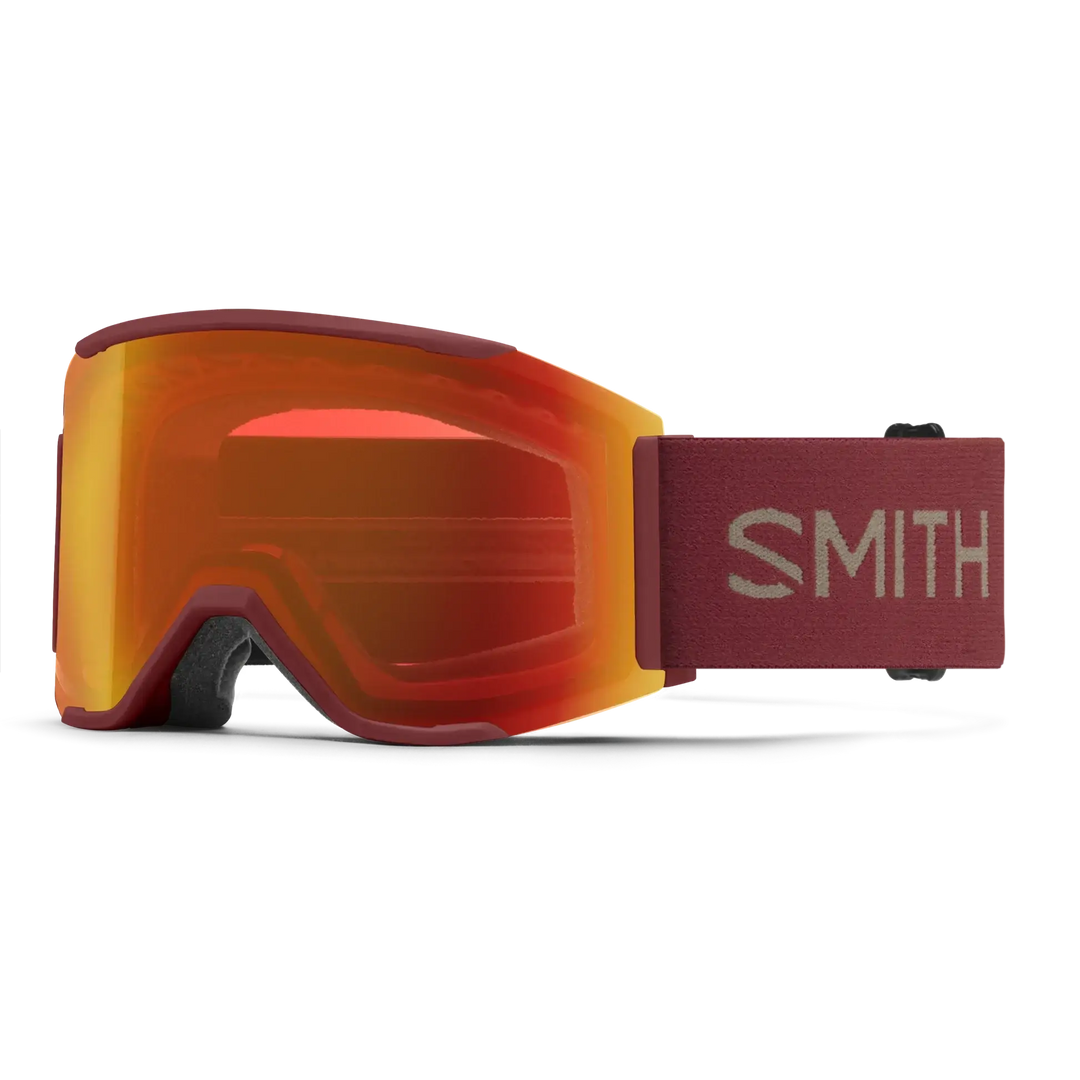 Smith Squad Mag Snow Goggles - Ironwood / Chromapop Everyday Red Mirror