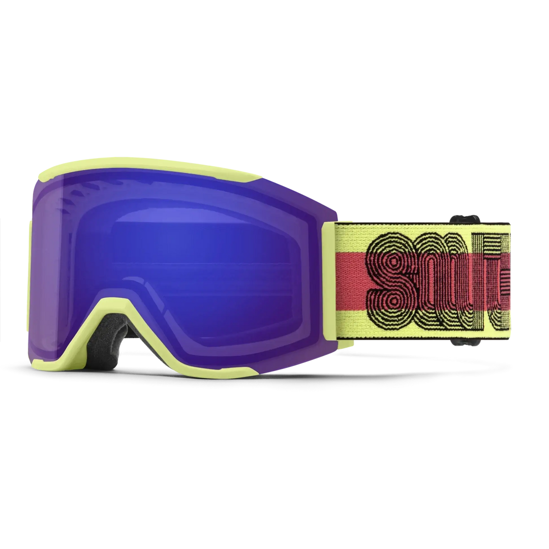 Smith Squad Mag Snow Goggles - Serpentine Lined Up / Chromapop Everyday Violet