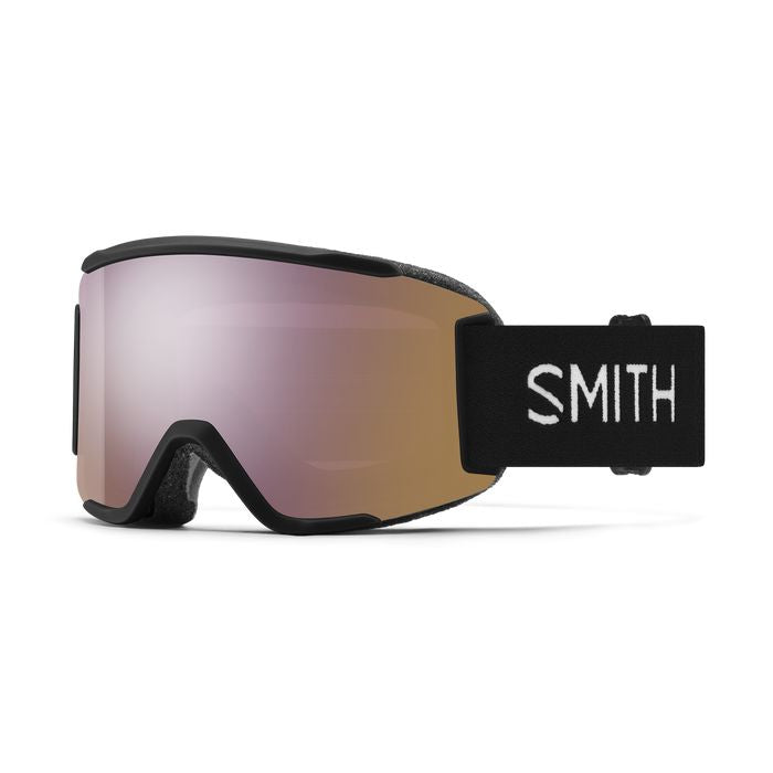 Smith Squad S Snow Goggles 2025 Black / Everyday Rose Gold / Clear 