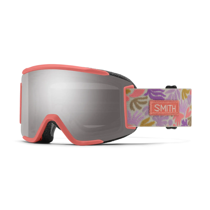 Smith Squad S Snow Goggles - Flare Flora / Chromapop Sun Platinum Mirror