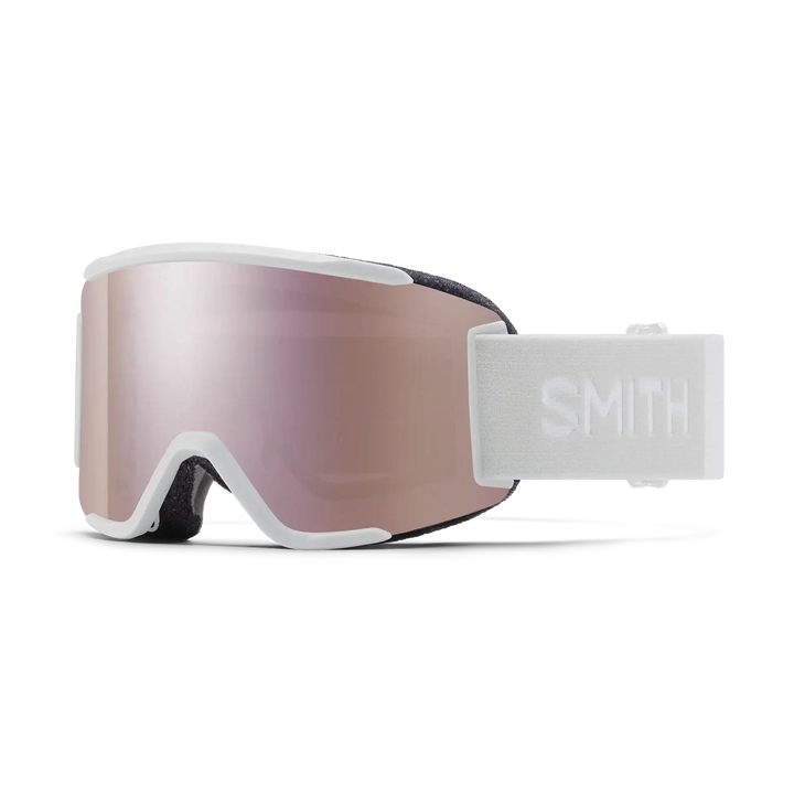 Smith Squad S Snow Goggles - White Vapor / Chromapop Everyday Rose Gold Mirror