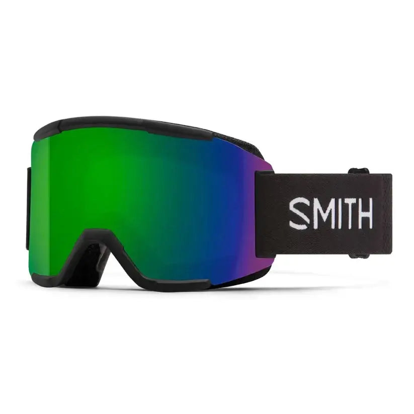Smith Squad Snow Goggle - Black / ChromaPop Sun Green Mirror 9% VLT / Yellow