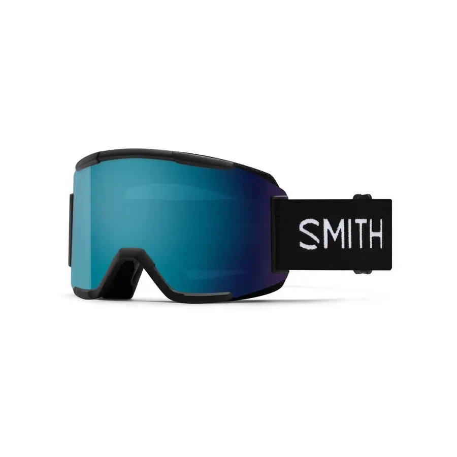 Smith Squad Snow Goggles 2024 - Black / CP Sun Blue Mirror / Yellow - SGOGGLE