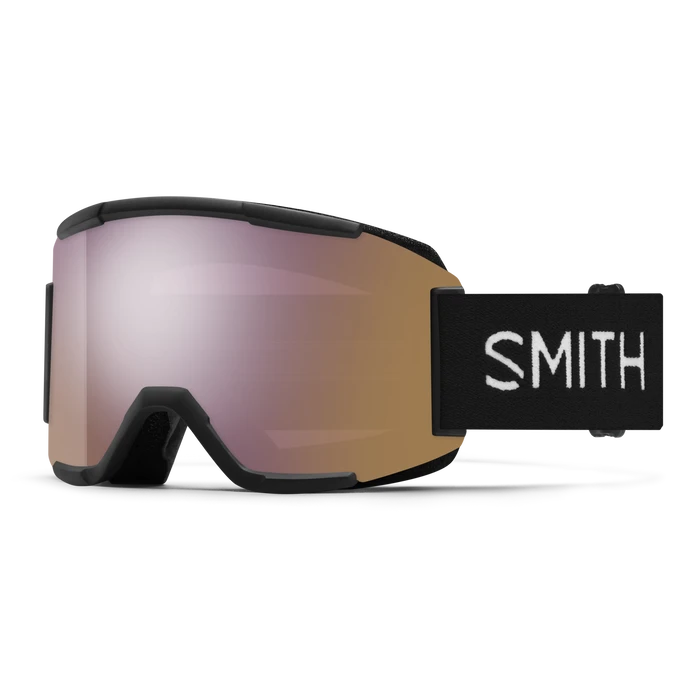 Smith Squad Snow Goggles 2025 Black / Everyday Rose Gold / Clear 