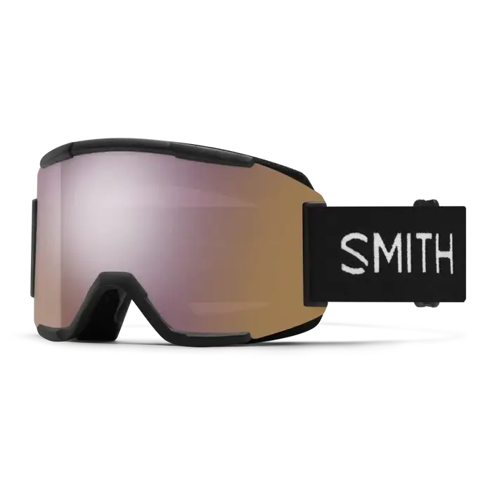 Smith Squad Snow Goggles 2025 Black / Everyday Rose Gold / Clear 