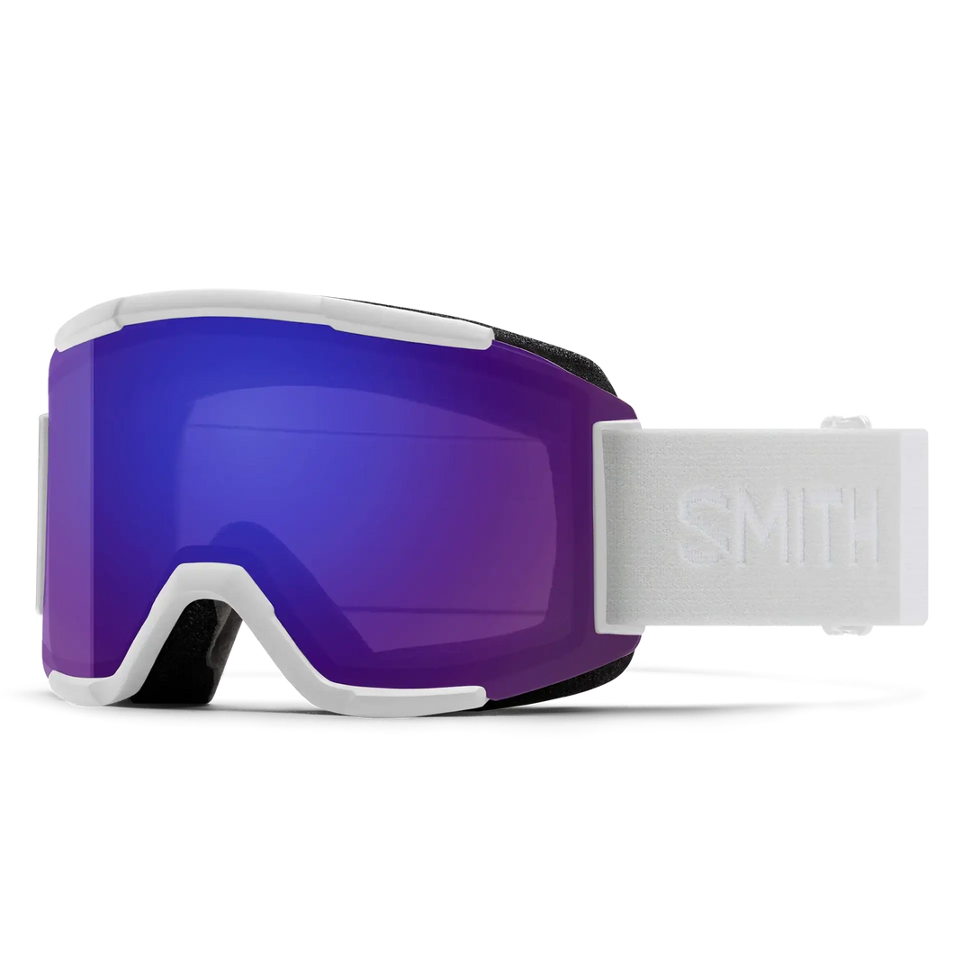 Smith Squad Snow Goggles - White Vapor / Chromapop Everyday Violet Mirror