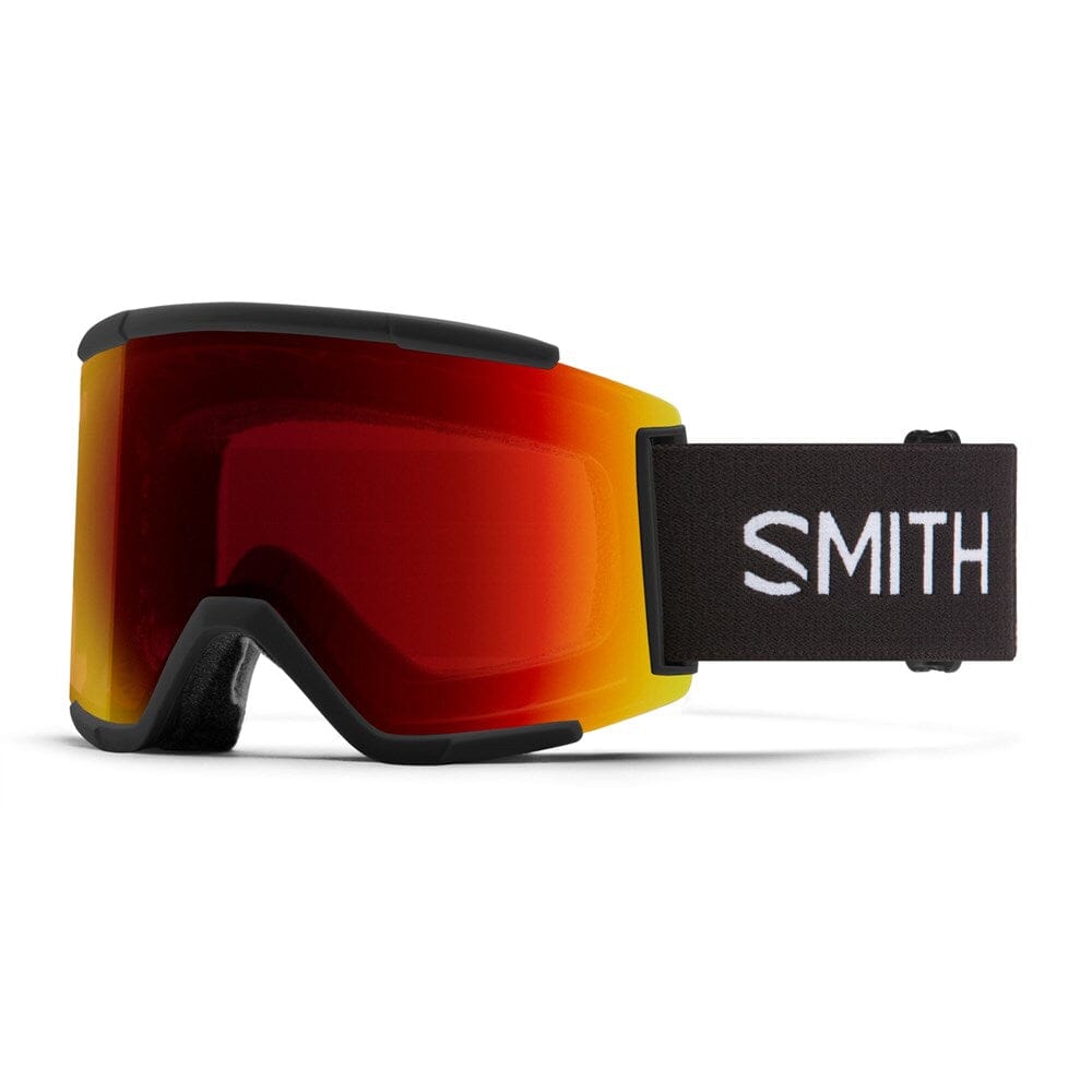 Smith Squad XL Snow Goggles 2024 Black / ChromaPop Sun Red Mirror 16% VLT / ChromaPop Storm Yellow Flash 65% VLT 