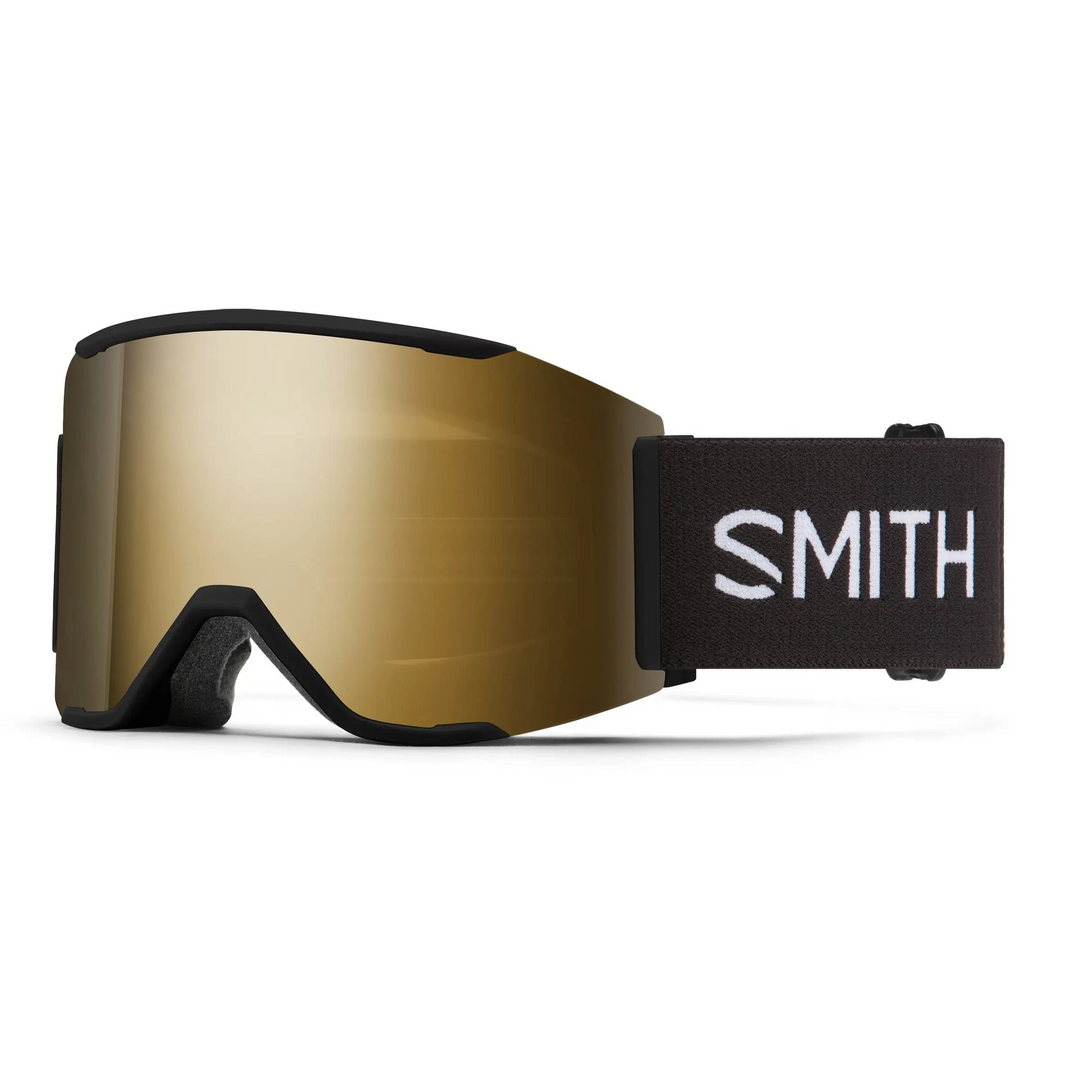 Smith Squad XL Snow Goggles 2022 Black / CP Sun Black Gold Mirror 