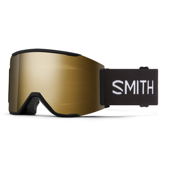 Smith Squad XL Snow Goggles 2022 Black / CP Sun Black Gold Mirror 