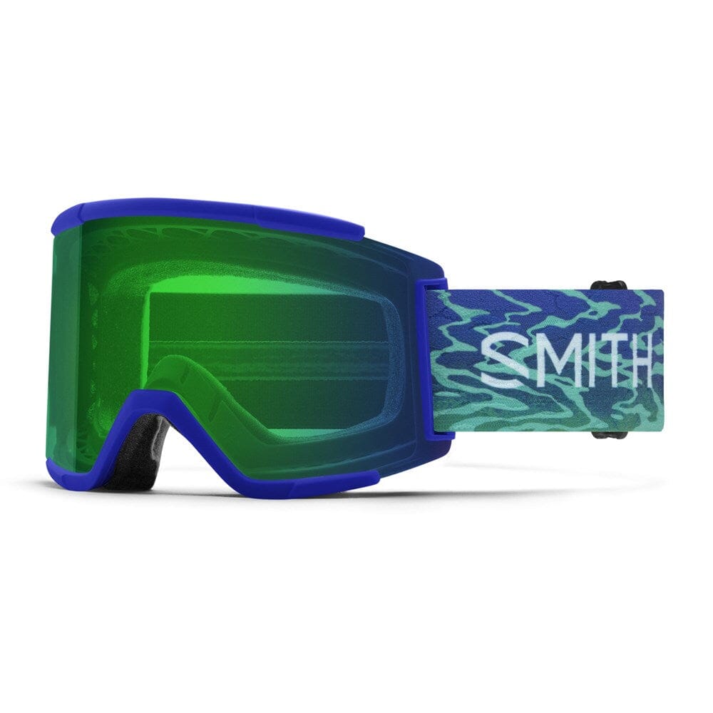 Smith Squad XL Snow Goggles 2024 Lapis Brain Waves / ChromaPop Everyday Green Mirror 23% VLT / Chromapop Storm Blue Sensor Mirror 55% VLT 