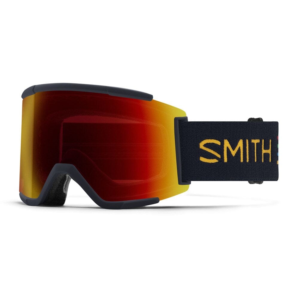 Smith Squad XL Snow Goggles 2024 Midnight Slash / ChromaPop Sun Red Mirror 16% VLT / Chromapop Storm Rose Flash 50% VLT 