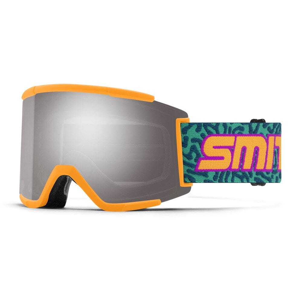 Smith Squad XL Snow Goggles 2024 Neon Wiggles Archive / ChromaPop Sun Platinum Mirror 13% VLT / Chromapop Storm Blue Sensor Mirror 55% VLT 