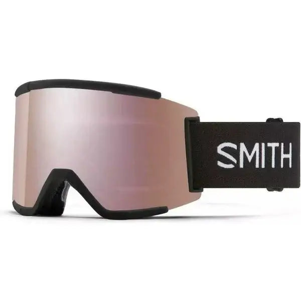 Smith Squad XL Snow Goggles 2025 Black / Sun Black Gold Mirror / Storm Rose Flash 