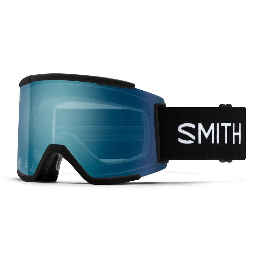 Smith Squad XL Snow Goggles - Black / Chromapop Everyday Blue Mirror