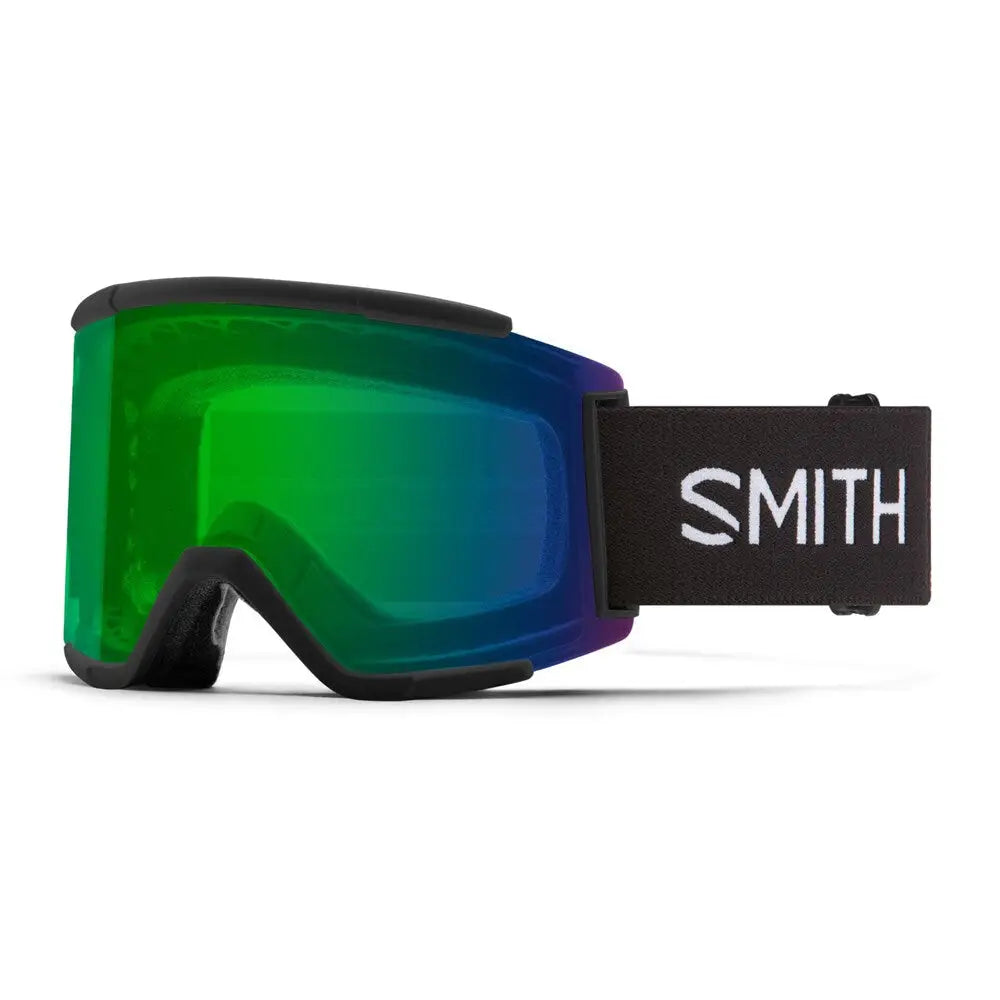 Smith Squad XL Snow Goggles - Black / ChromaPop Everyday Green Mirror 23% VLT / ChromaPop Storm Rose Flash 50% VLT