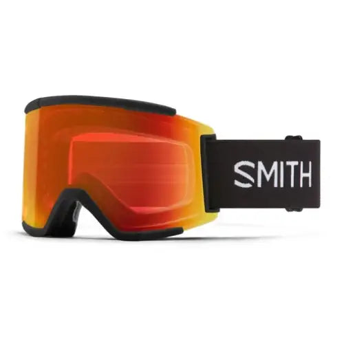 Smith Squad XL Snow Goggles - Black / ChromaPop Everyday Red Mirror 25% VLT / ChromaPop Storm Yellow Flash 65% VLT