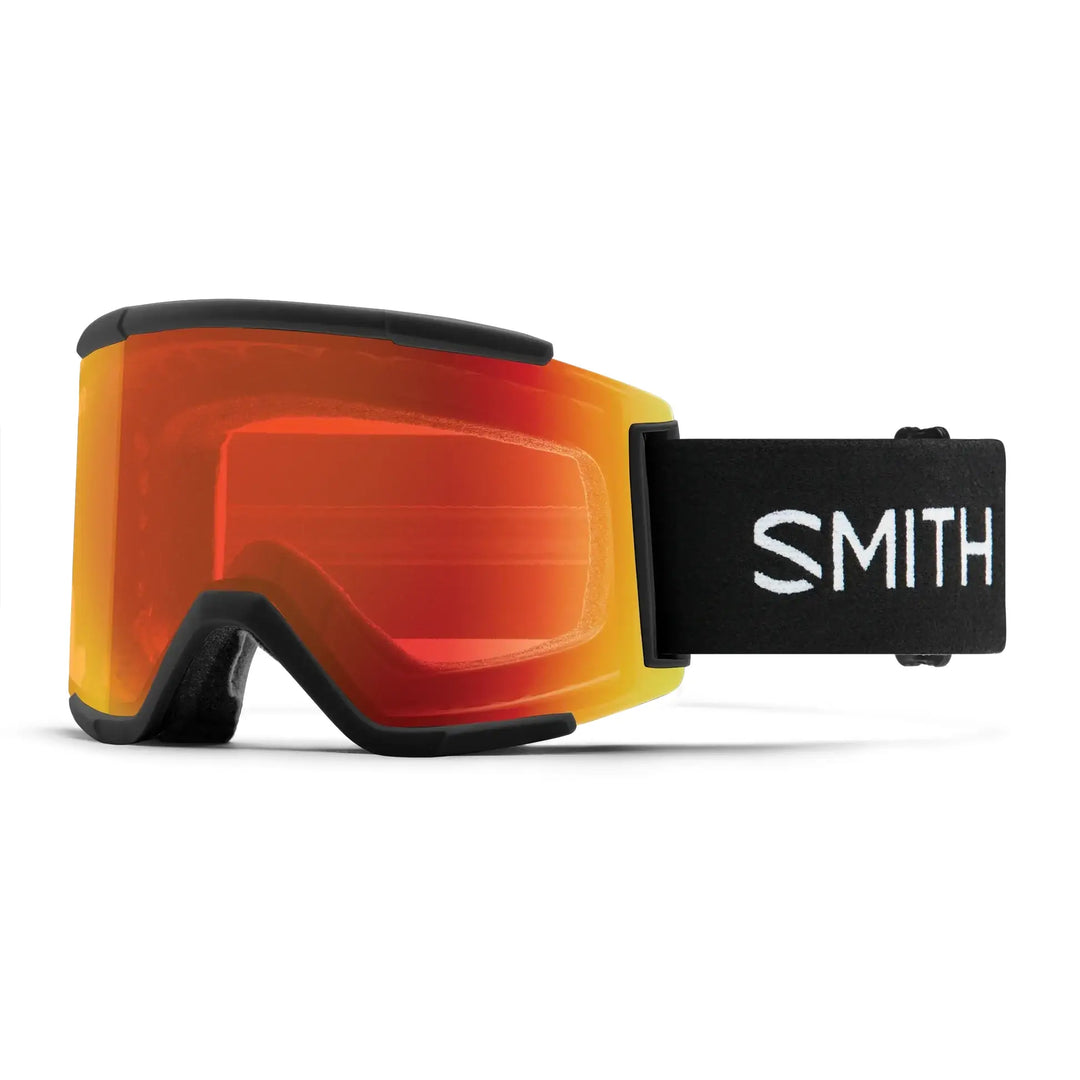 Smith Squad XL Snow Goggles - Black / Chromapop Everyday Red Mirror
