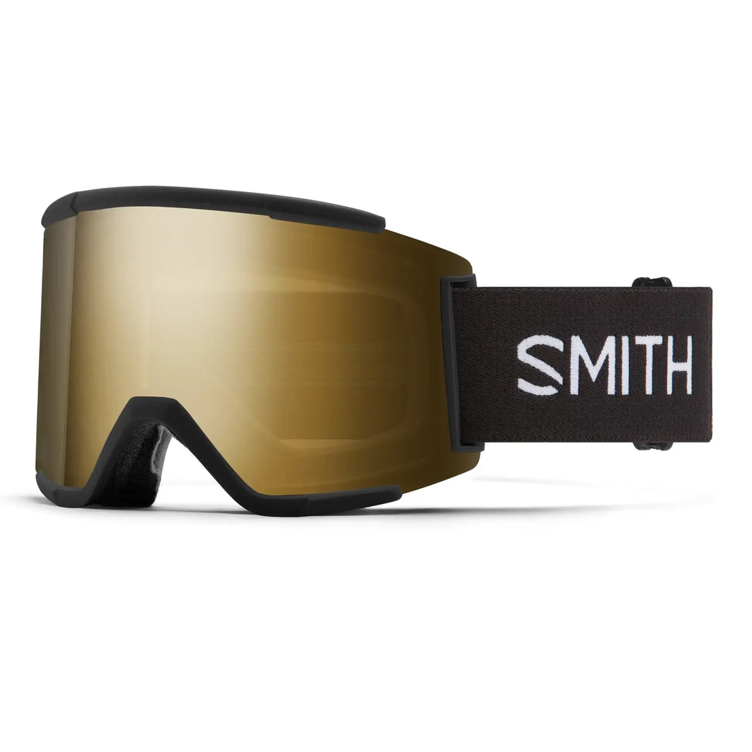Smith Squad XL Snow Goggles - Black / Chromapop Sun Black Gold Mirror