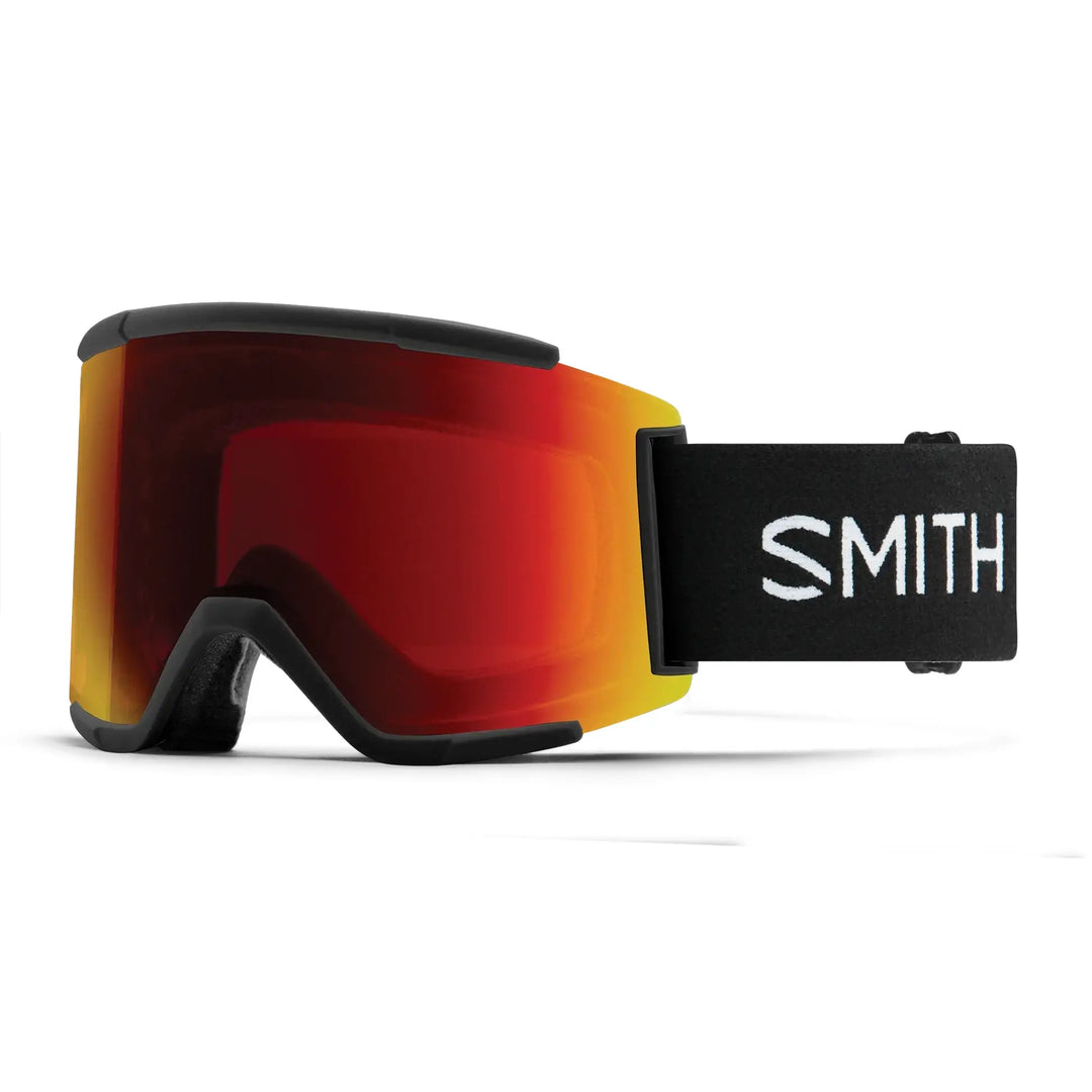 Smith Squad XL Snow Goggles - Black / Chromapop Sun Red Mirror