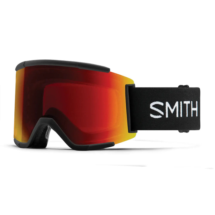 Smith Squad XL Snow Goggles - Black / Chromapop Sun Red Mirror