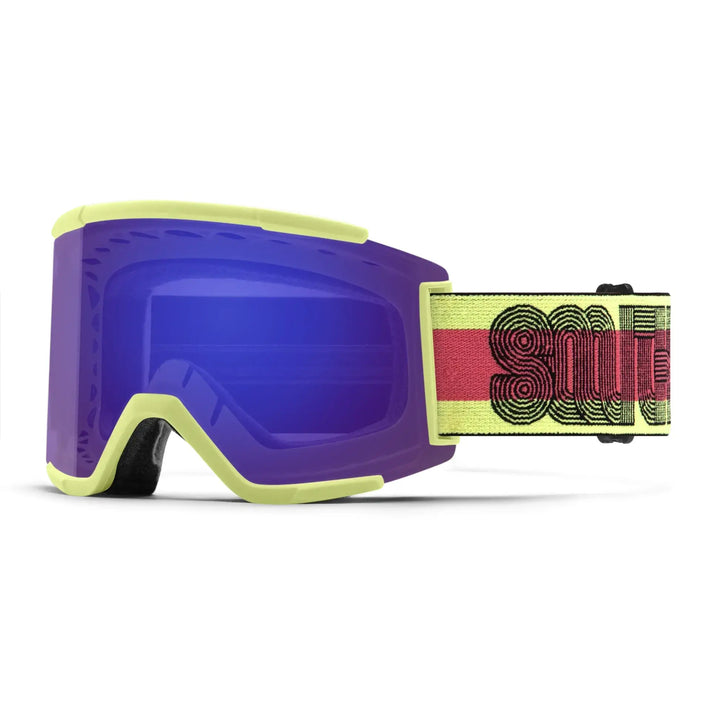 Smith Squad XL Snow Goggles - Serpentine Lined Up / Chromapop Everyday Violet