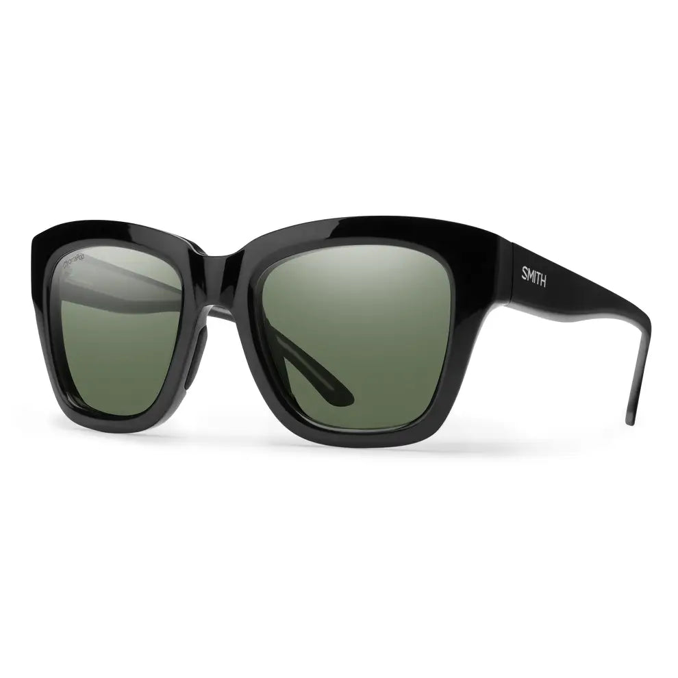 Smith Sway Sunglasses - Black / CP Grey Green