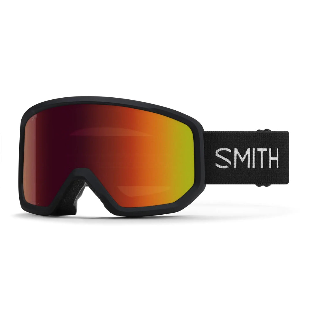 Smith Transfer Snow Goggles - Black / Red Sol-X Mirror