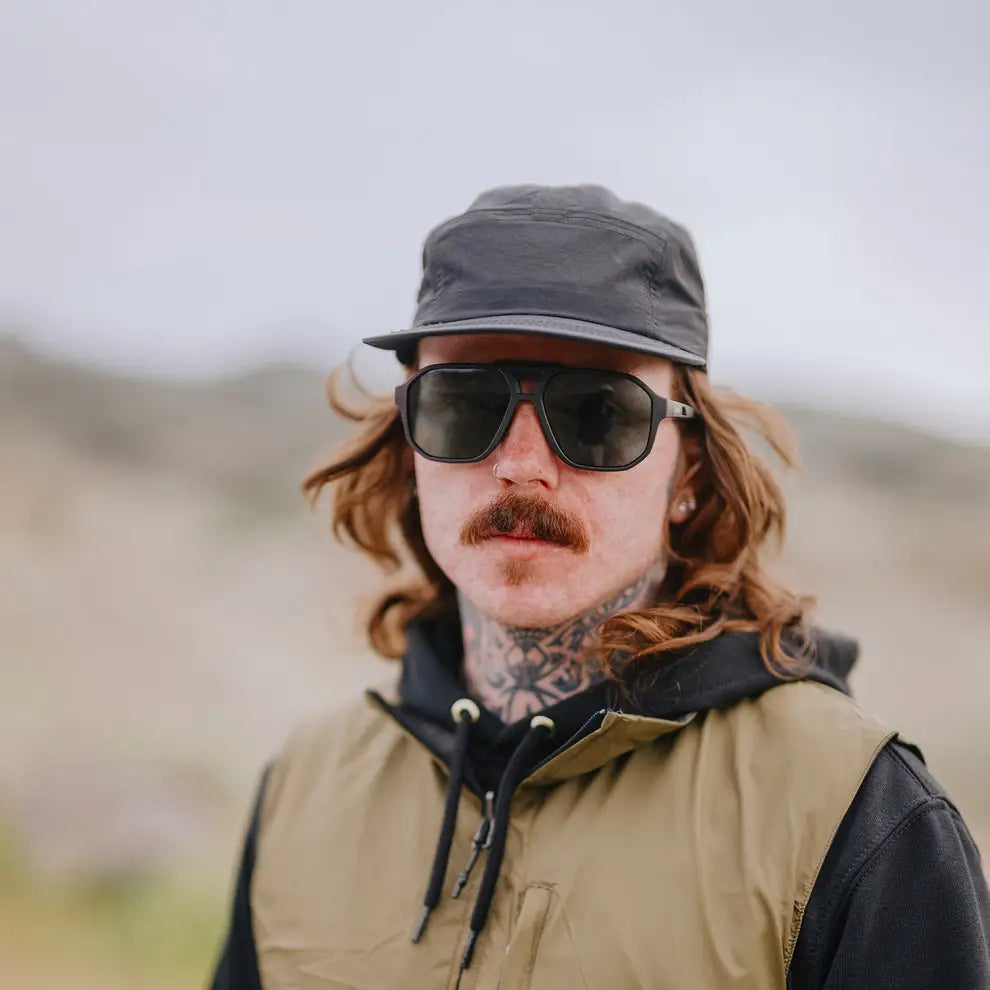 Smith Truss Polarised Sunglasses - Matte Fathom / CP Polarised Black