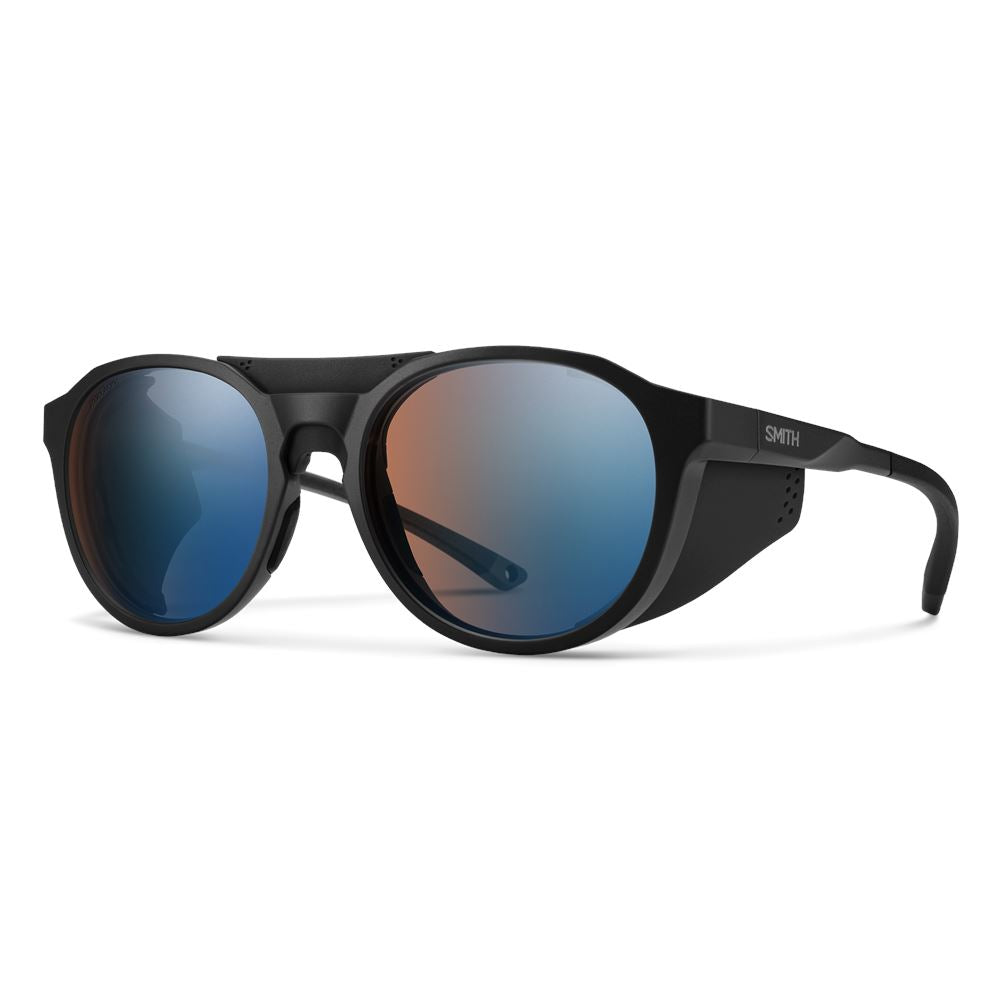 Smith Venture Photochromic Sunglasses Matte Black / CP Glacier Photochromic Copper Blue 