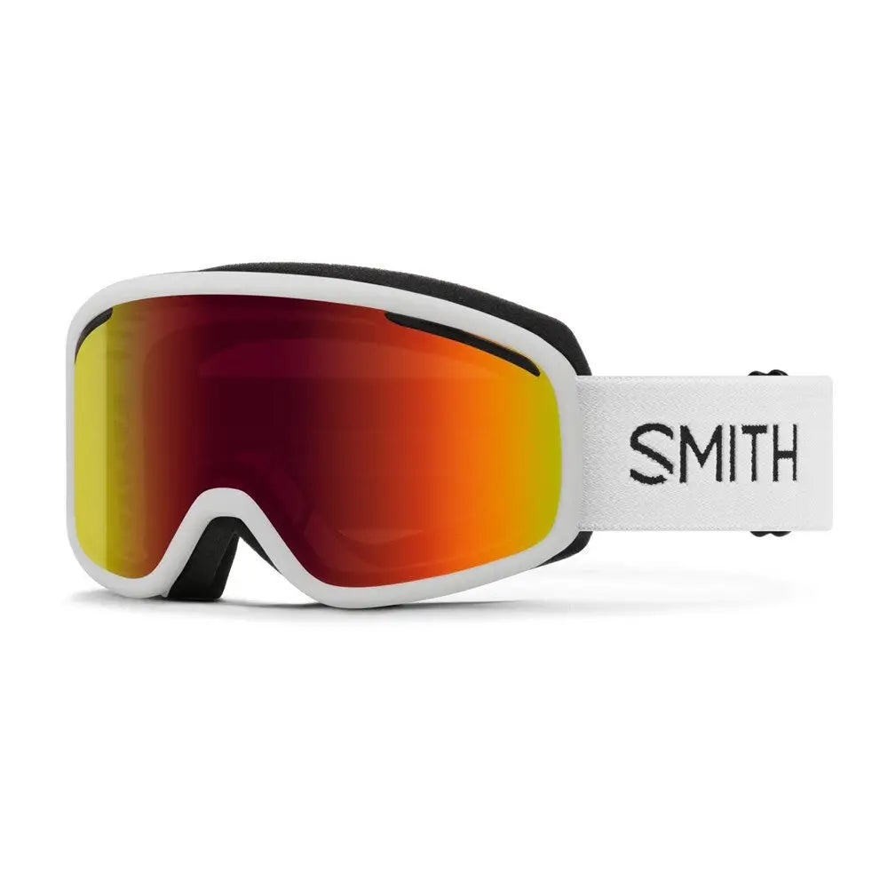Smith Vogue Snow Goggles - White / Red Sol-X Mirror