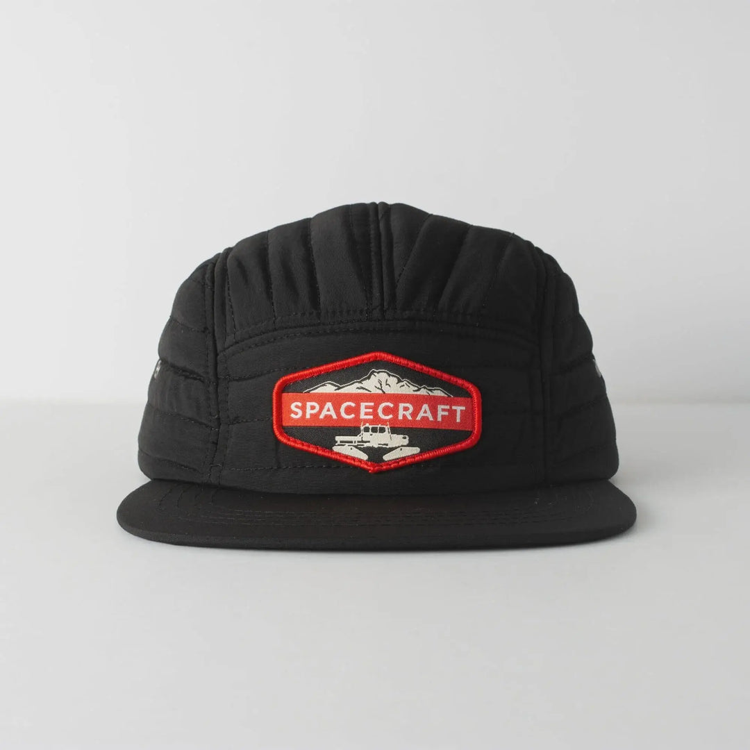 Spacecraft Camp Puffy Cap Black 